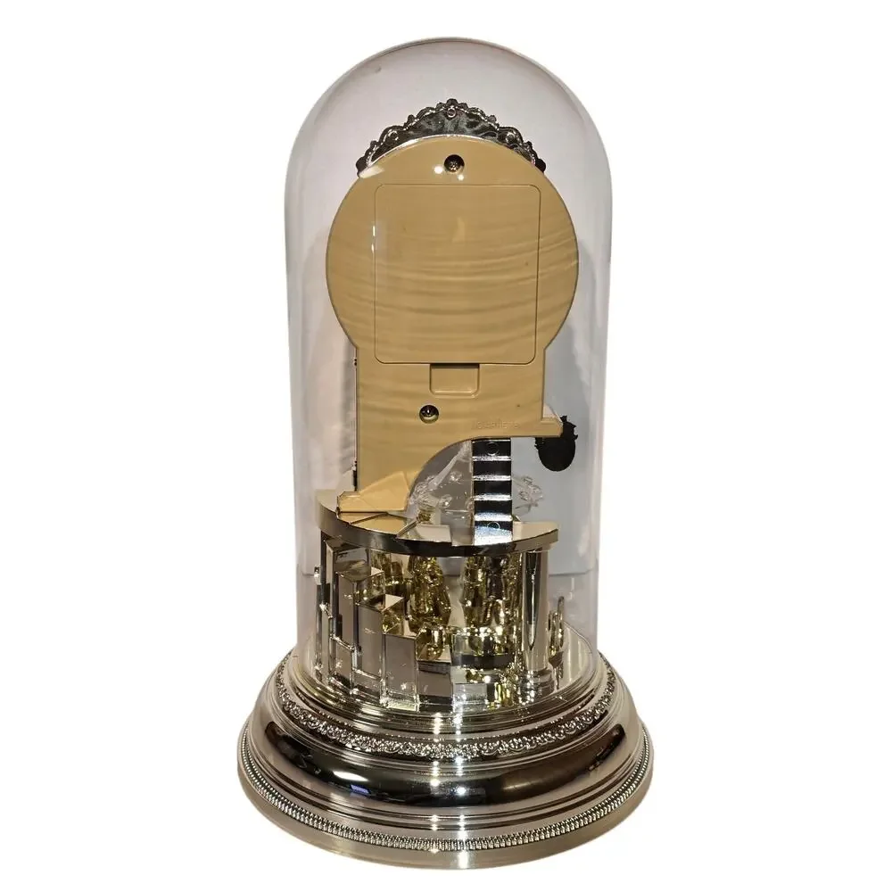 Rhythm Quartz Melody Clock 4RH678BR Rotating Pendulum Dome Japan
